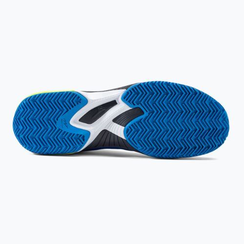 Buty do tenisa męskie Mizuno Wave Exceed Tour 5 CC peace blue/acid lime/iron gate