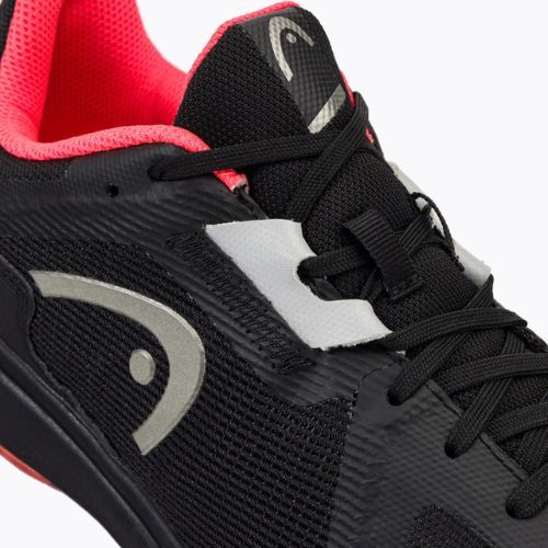 Buty do squasha HEAD Sprint Team 3.5 Indoor black/coral