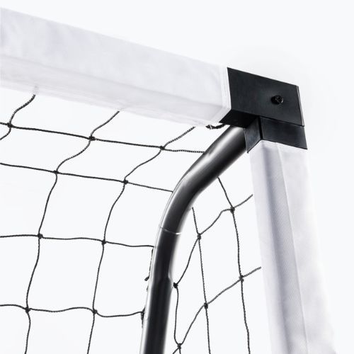 Bramka do piłki nożnej OneTeam One 300 x 200 cm stal ocynkowana biała/czarna