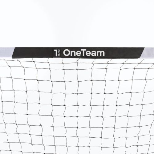 Bramka do piłki nożnej OneTeam One 300 x 200 cm biała/czarna