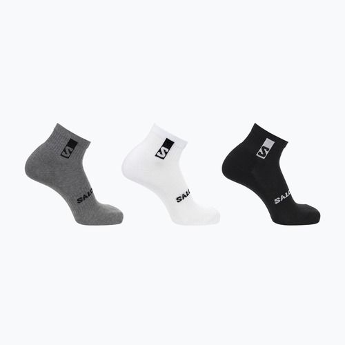Skarpety Salomon Everyday Ankle 3 pary black/white/med grey