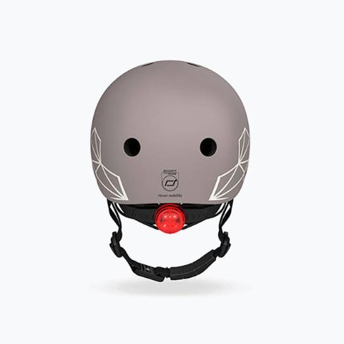 Kask dziecięcy Scoot & Ride XXS-S brown lines