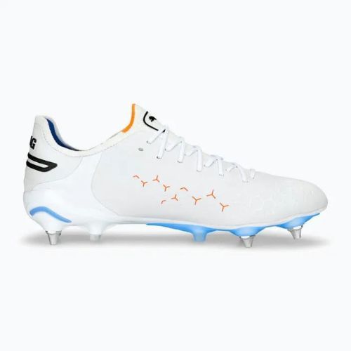 Buty piłkarskie męskie PUMA King Ultimate MXSG puma white/puma black/blue glimmer/ultra orange