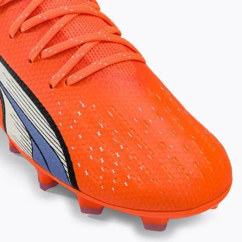 Buty piłkarskie dziecięce PUMA Ultra Pro FG/AG ultra orange/puma white/blue glimmer