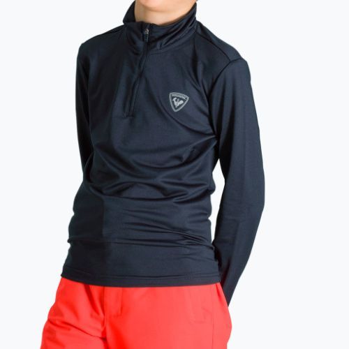 Bluza dziecięca Rossignol Boy 1/2 Zip Warm Stretch black