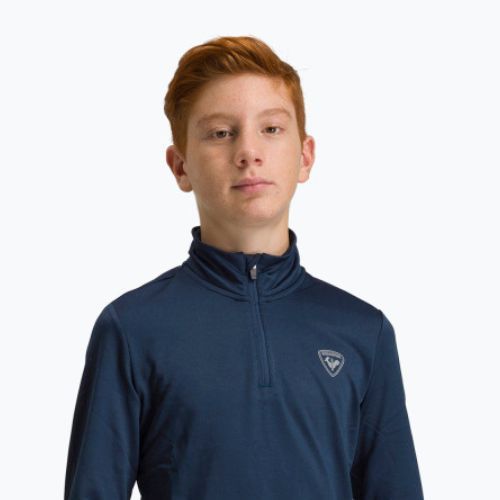 Bluza dziecięca Rossignol Boy 1/2 Zip Warm Stretch dark navy