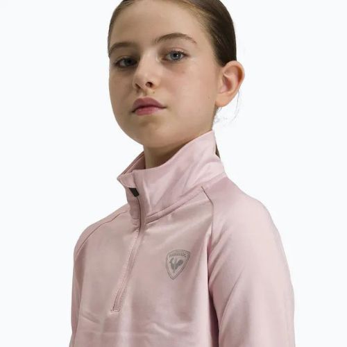 Bluza dziecięca Rossignol Girl Warm Stretch powder pink