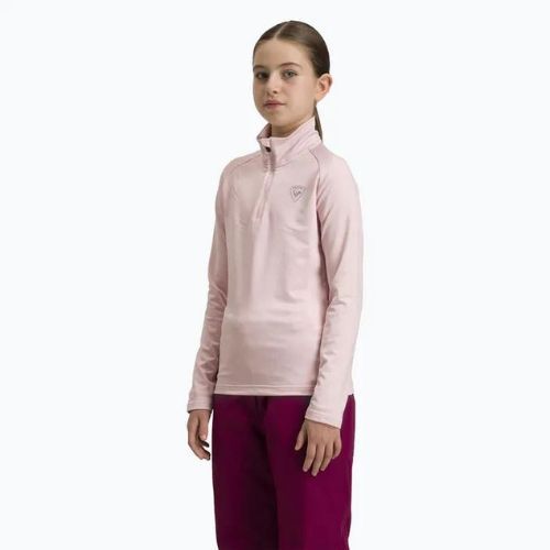 Bluza dziecięca Rossignol Girl Warm Stretch powder pink