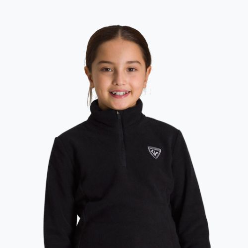 Bluza polarowa dziecięca Rossignol Girl Fleece black