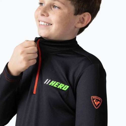 Bluza dziecięca Rossignol Hero Warm Stretch black