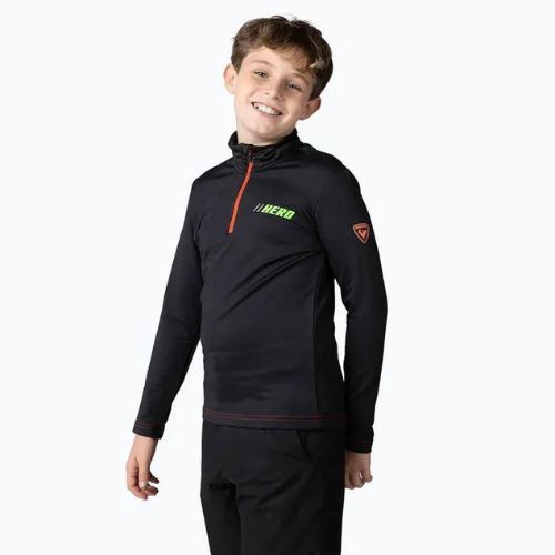 Bluza dziecięca Rossignol Hero Warm Stretch black