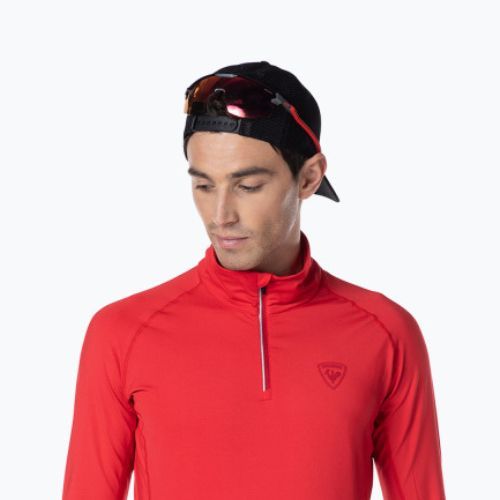 Longsleeve termoaktywny męski Rossignol Classique 1/2 Zip sports red