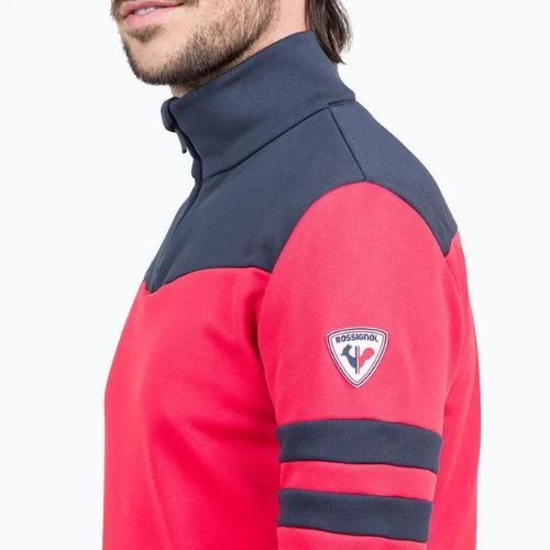 Longsleeve termoaktywny męski Rossignol Resort 1/2 Zip sports red