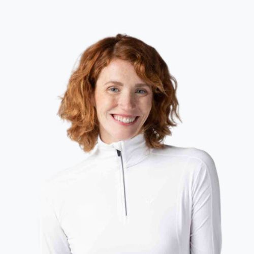 Bluza termoaktywna damska Rossignol Classique 1/2 Zip white