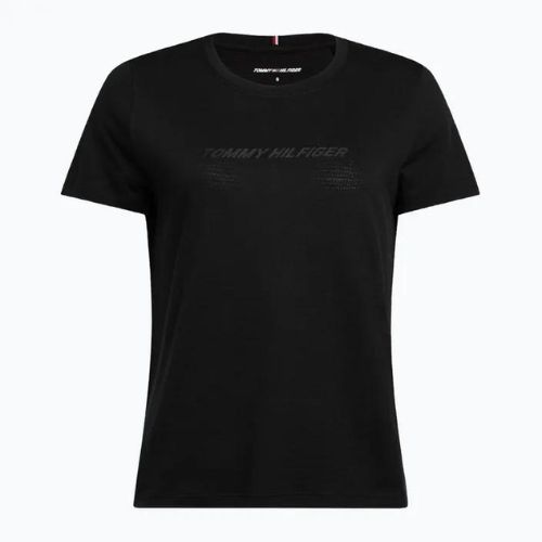 Koszulka damska Tommy Hilfiger Performance Mesh Tee black