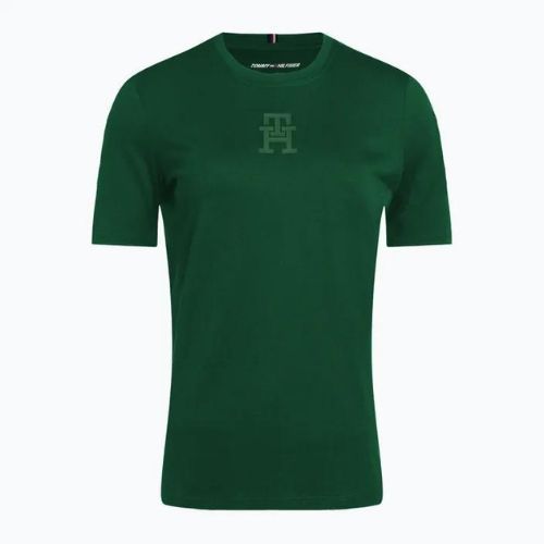Koszulka damska Tommy Hilfiger Regular Th Monogram green