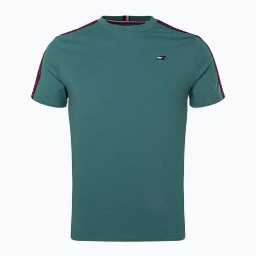 Koszulka męska Tommy Hilfiger Textured Tape green