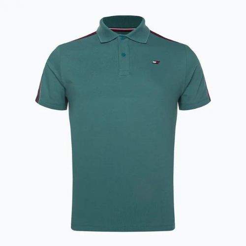 Koszulka męska Tommy Hilfiger Textured Tape Polo green