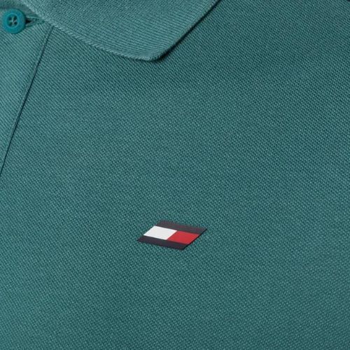 Koszulka męska Tommy Hilfiger Textured Tape Polo green