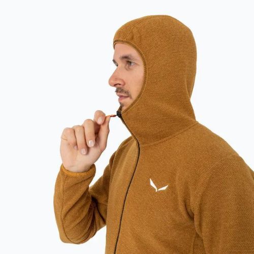 Bluza trekkingowa męska Salewa Nuvolo PL golden brown melange