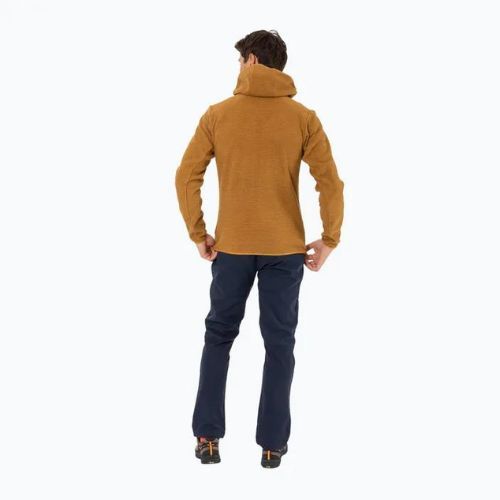 Bluza trekkingowa męska Salewa Nuvolo PL golden brown melange