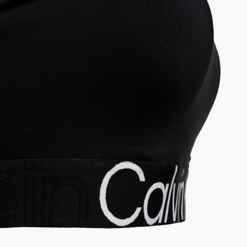 Biustonosz fitness Calvin Klein Medium Support black beauty