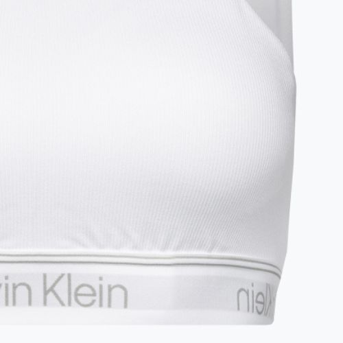 Biustonosz treningowy Calvin Klein Medium Support bright white