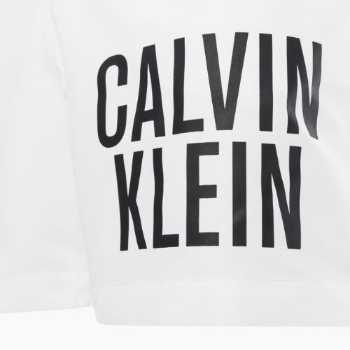 Szorty kąpielowe męskie Calvin Klein Medium Drawstring white