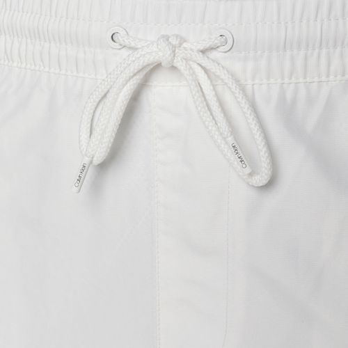 Szorty kąpielowe męskie Calvin Klein Medium Drawstring white