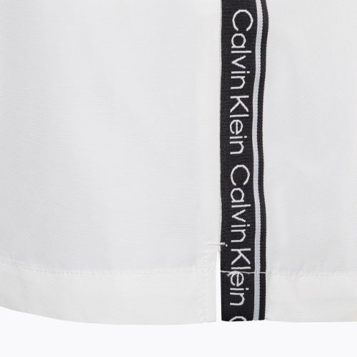 Szorty kąpielowe męskie Calvin Klein Medium Drawstring white