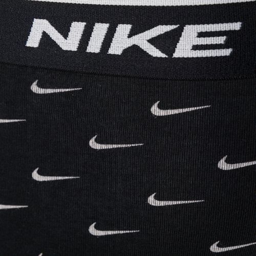 Bokserki męskie Nike Everyday Cotton Stretch Trunk 3 pary swoosh print/grey/uni. blue