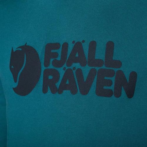 Bluza męska Fjällräven Logo Hoodie deep sea