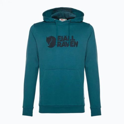 Bluza męska Fjällräven Logo Hoodie deep sea