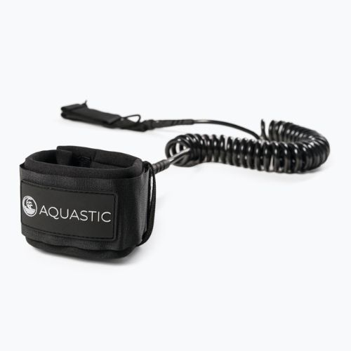Smycz do deski SUP AQUASTIC AQS-SPP002 czarna