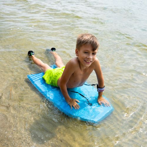 Deska bodyboard dziecięca AQUASTIC Alaia 37" niebieska
