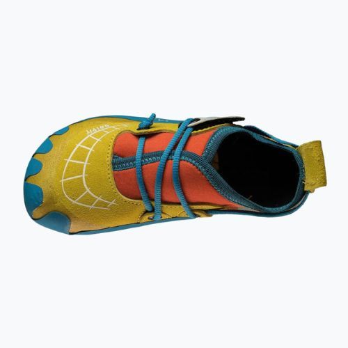 Buty wspinaczkowe dziecięce La Sportiva Gripit yellow/flame