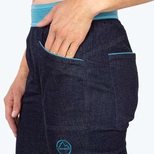 Spodnie wspinaczkowe damskie La Sportiva Miracle Jeans jeans/topaz