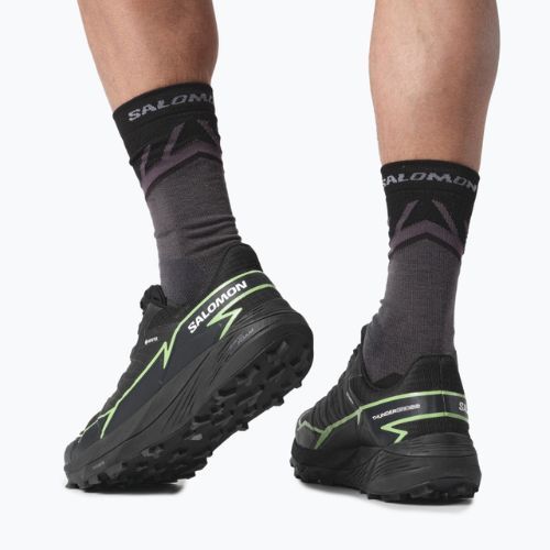 Buty do biegania męskie Salomon Thundercross GTX black/green gecko/black