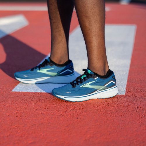 Buty do biegania męskie Brooks Ghost 15 morrocan blue/black/spring bud