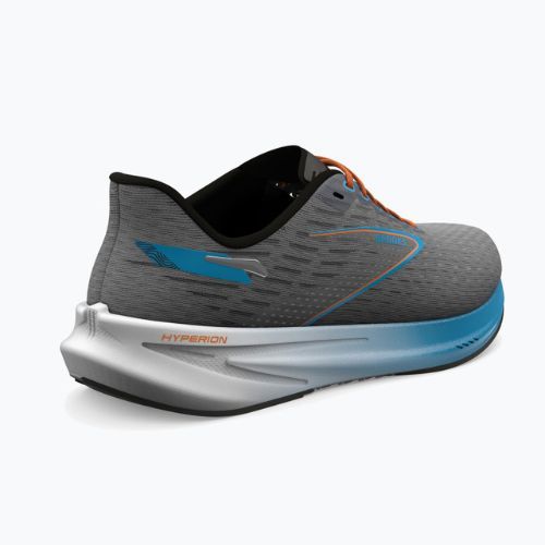 Buty do biegania męskie Brooks Hyperion grey/atomic blue/scarlet