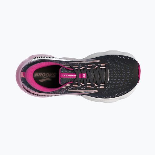 Buty do biegania damskie Brooks Glycerin GTS 20 black/fuchsia/linen