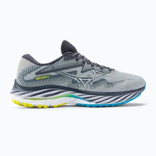 Buty do biegania męskie Mizuno Wave Rider 27 pearl blue/white/bolt2neon