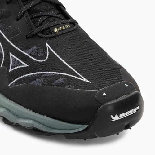 Buty do biegania męskie Mizuno Wave Daichi 7 GTX black/ombre blue/stormy weather