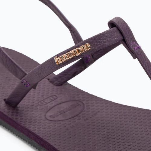 Sandały damskie Havaianas You Riviera purple/black/gold