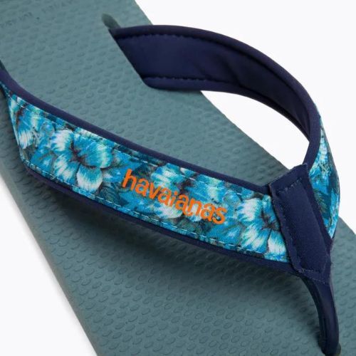 Japonki męskie Havaianas Surf Material silver/blue