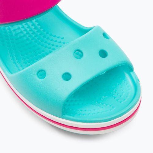 Sandały dziecięce Crocs Crocband Sandal Kids pool/candy pink