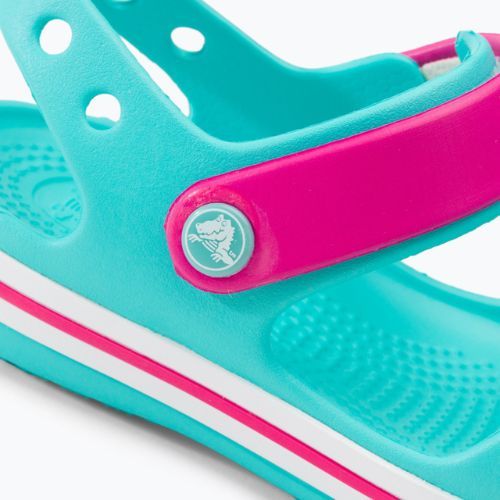 Sandały dziecięce Crocs Crocband Sandal Kids pool/candy pink