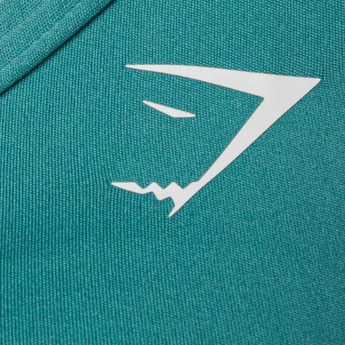Biustonosz treningowy Gymshark Ruched Training Sports fauna teal