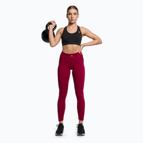 Biustonosz treningowy Gymshark Vital Seamless Sports black/marl