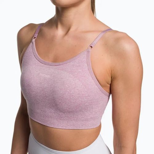 Biustonosz treningowy Gymshark Flex Strappy Sports purple